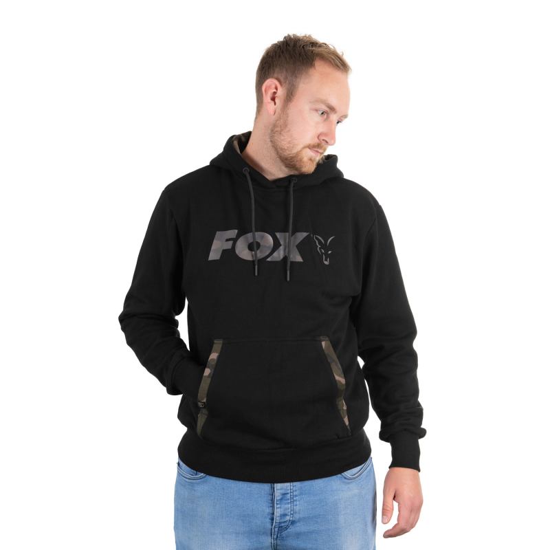 Fox Siyah/Kamuflaj Kapüşonlu Sweatshirt