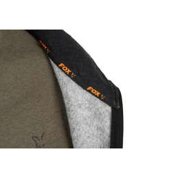 Fox Collection Lw Hoody Siyah & Turuncu İnce Fermuarlı Sweatshirt